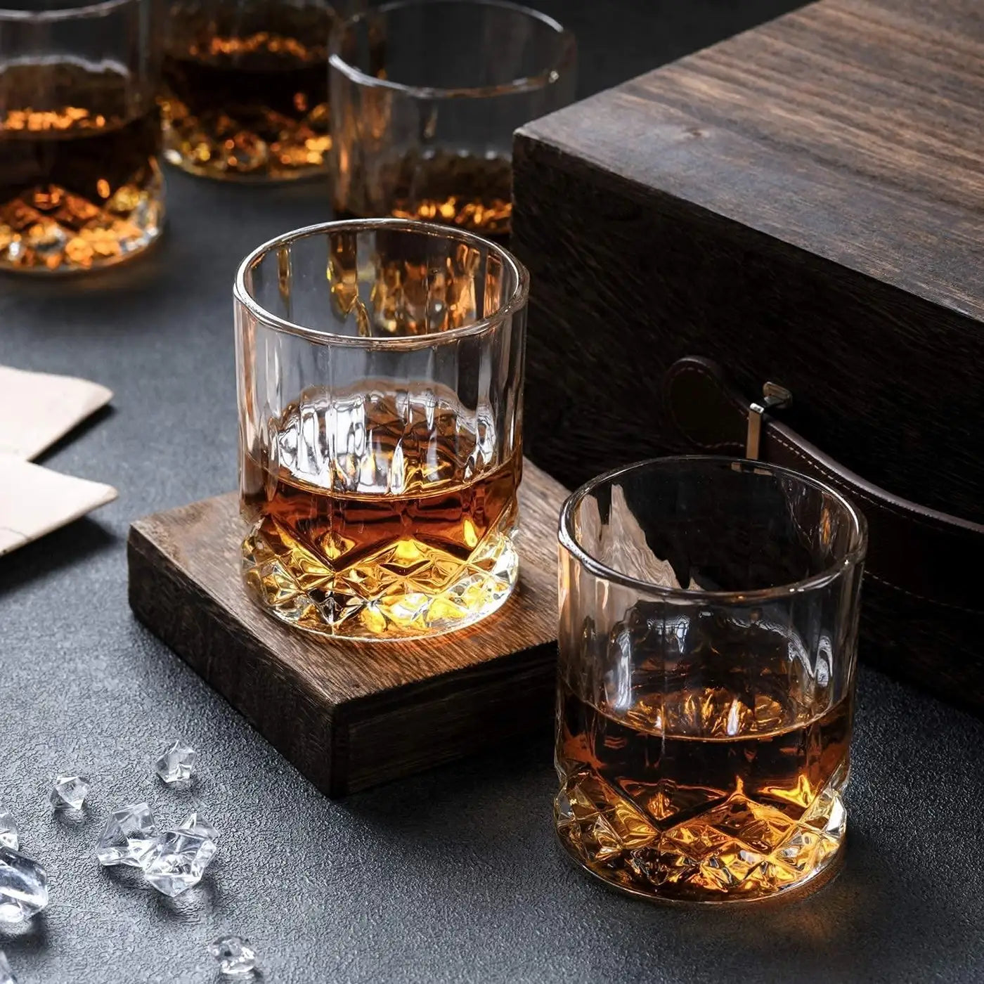 Whiskey-Dekanter 7-teilig