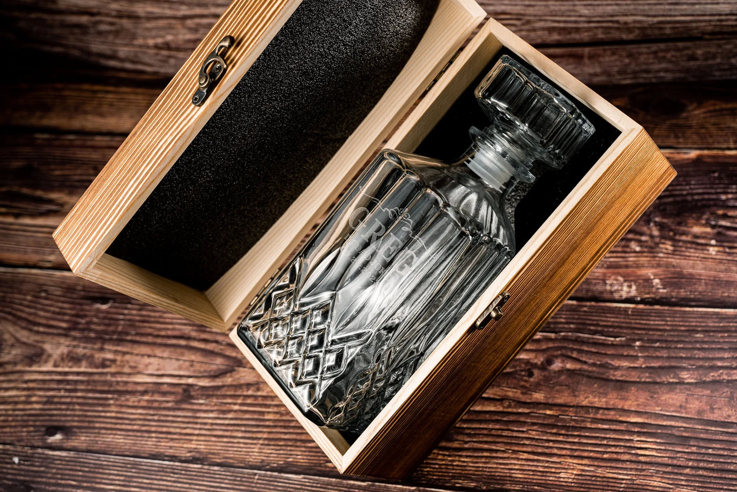 Edler Whiskey-Dekanter Set/ Personalisiert